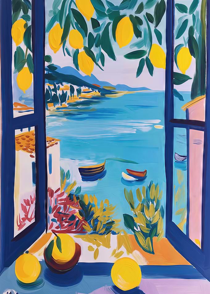 Matisse Lemons Mediterranean Sea
