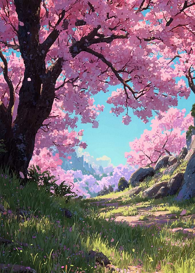 Cherry Blossom Path