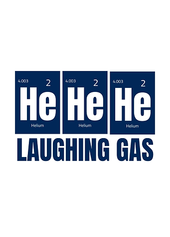 Laughing Gas Helium Periodic Table Pun