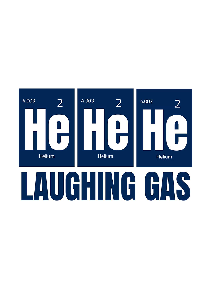 Laughing Gas Helium Periodic Table Pun