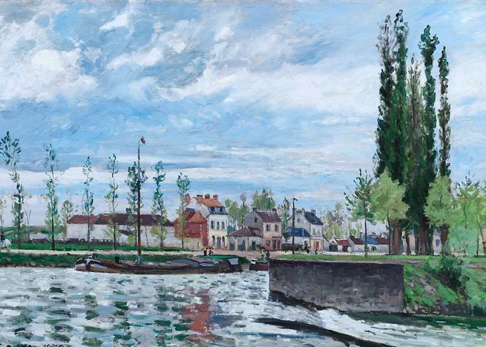 River Landscape Painting