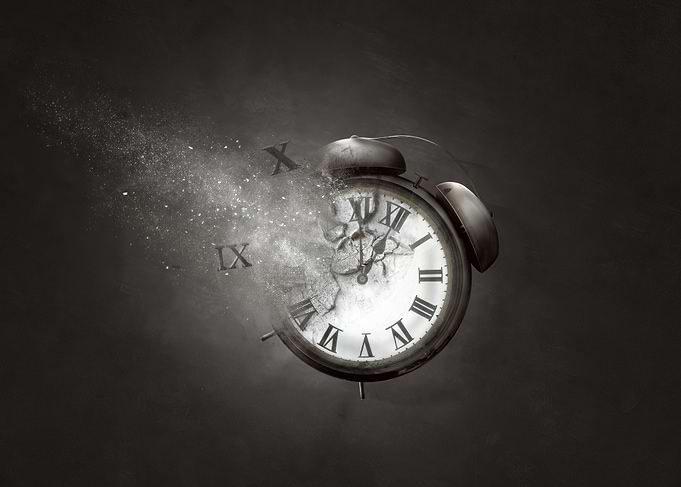 Deconstructed Time: Exploding Alarm Clock