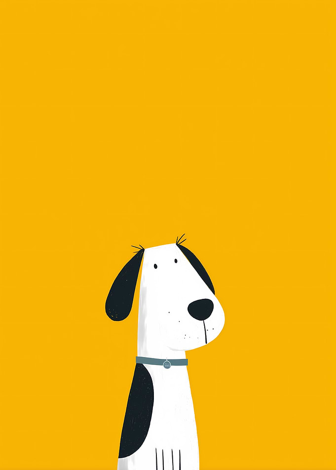 Dog Logic – Minimal Funny Dog Poster