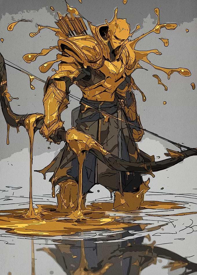 Golden Archer Liquid Armor