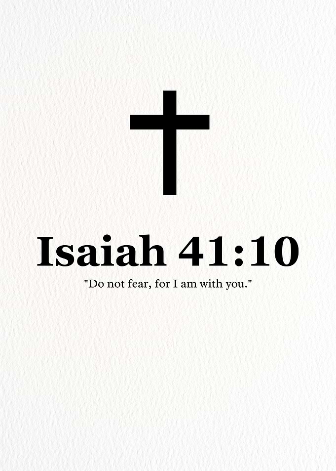 Isaiah 41:10 Scripture Art