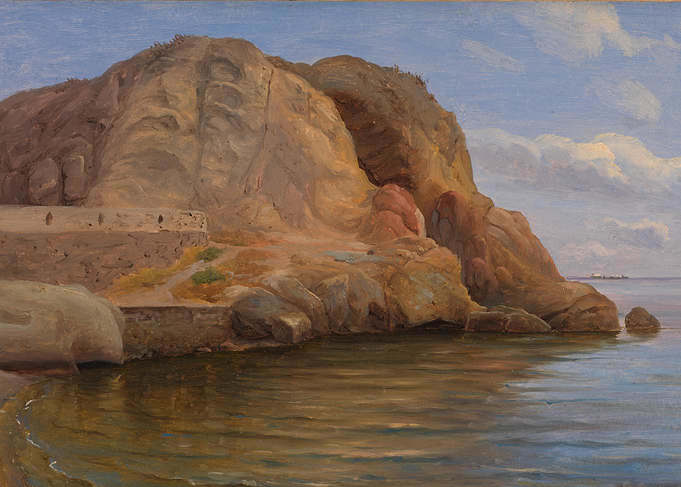 Coastal Cliff Painting
