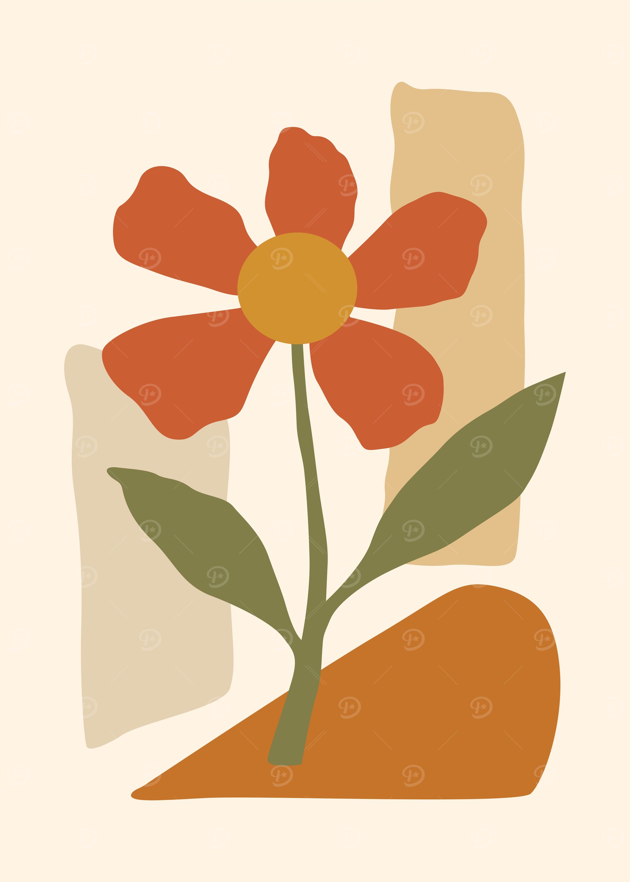 Abstract Floral Art