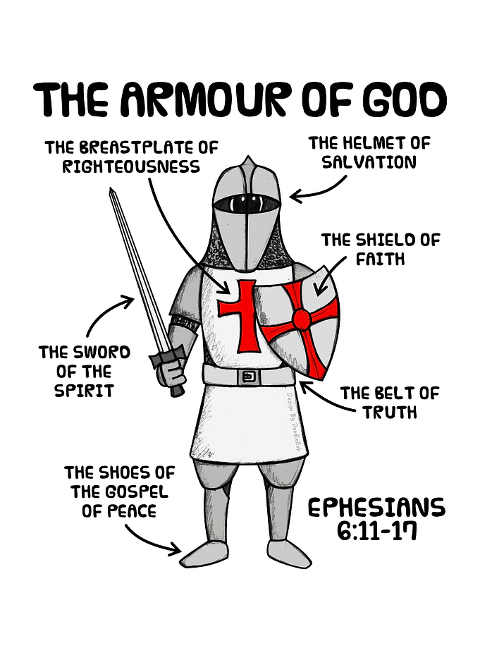 The Armour of God, Ephesians 6, Christian Funny