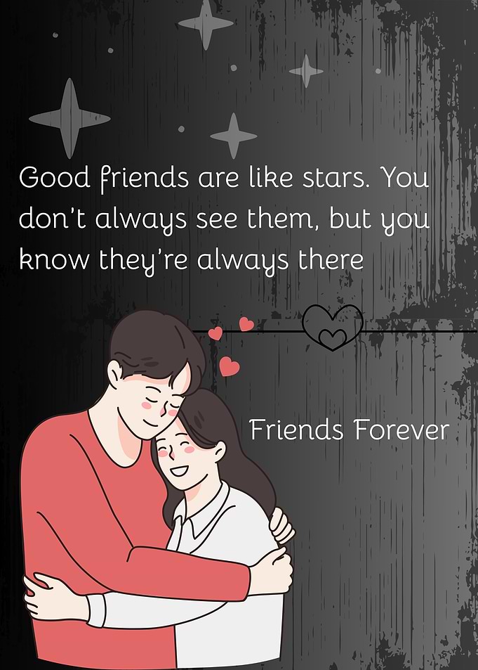 Friends Forever Illustration
