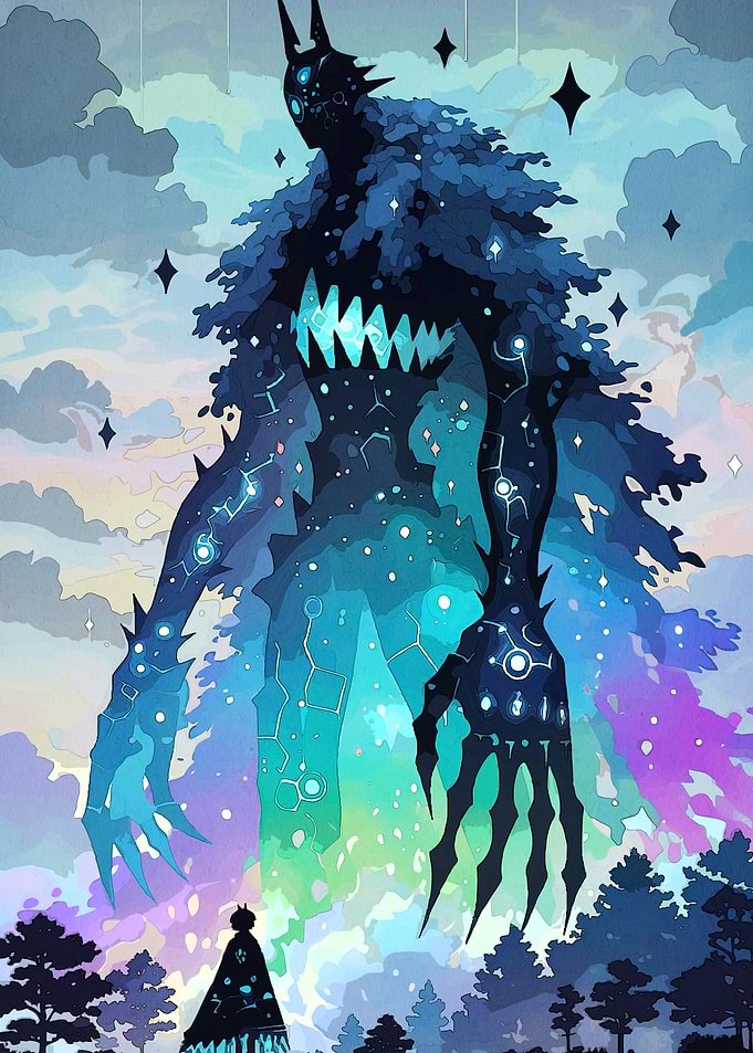 Forest Guardian Cloaked Figure