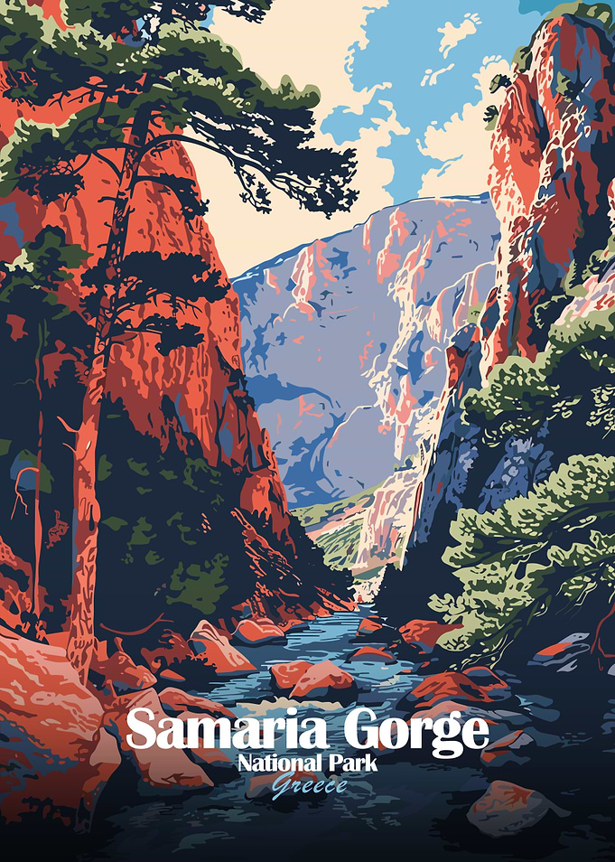 Samaria Gorge National Park Greece