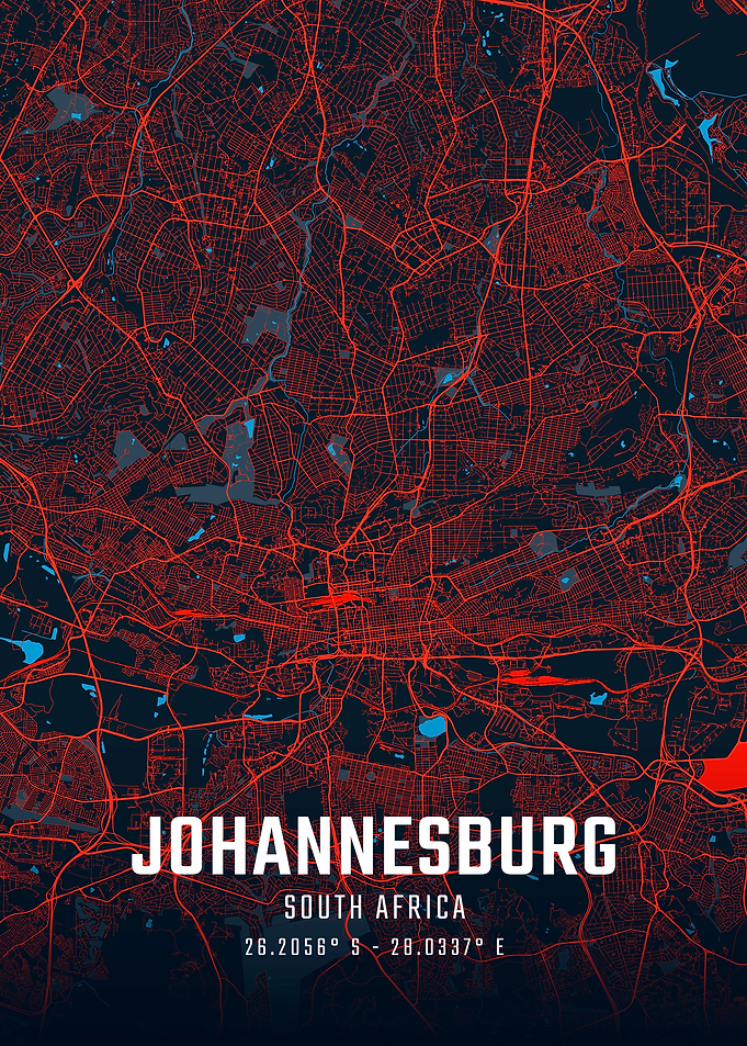 Johannesburg City Map