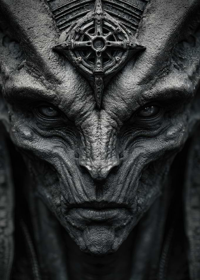 Monochrome Alien