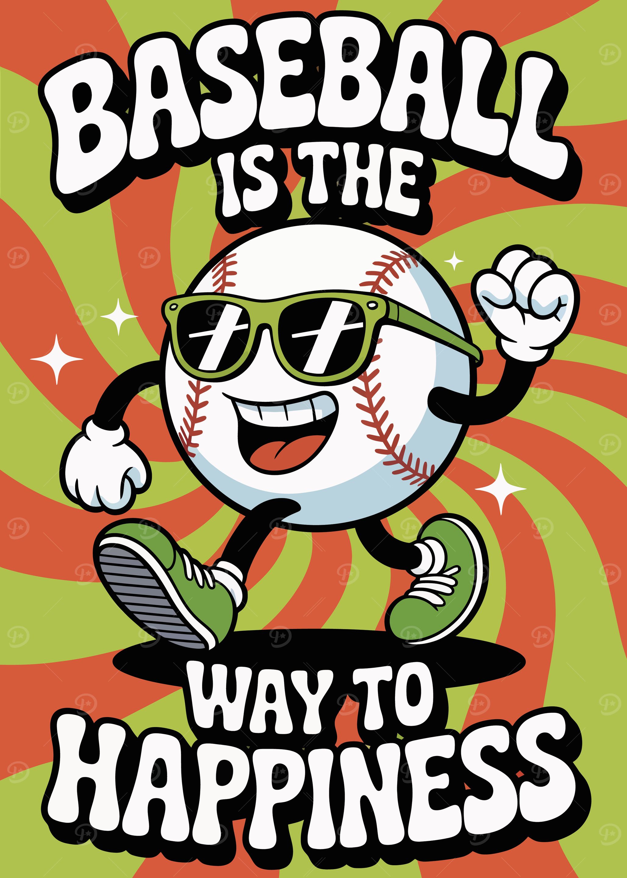 Baseball is the way to happiness