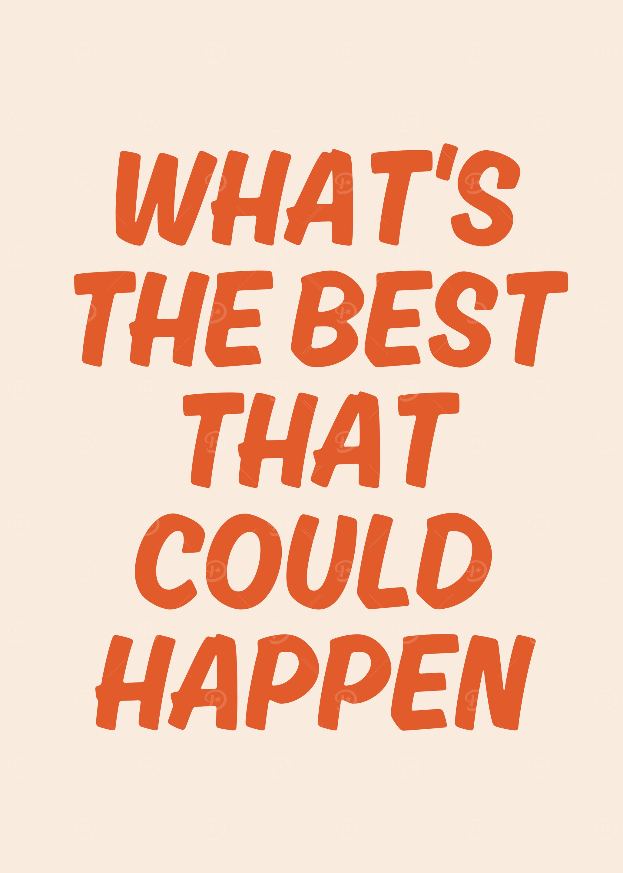 Inspirational Quote: What's the Best?