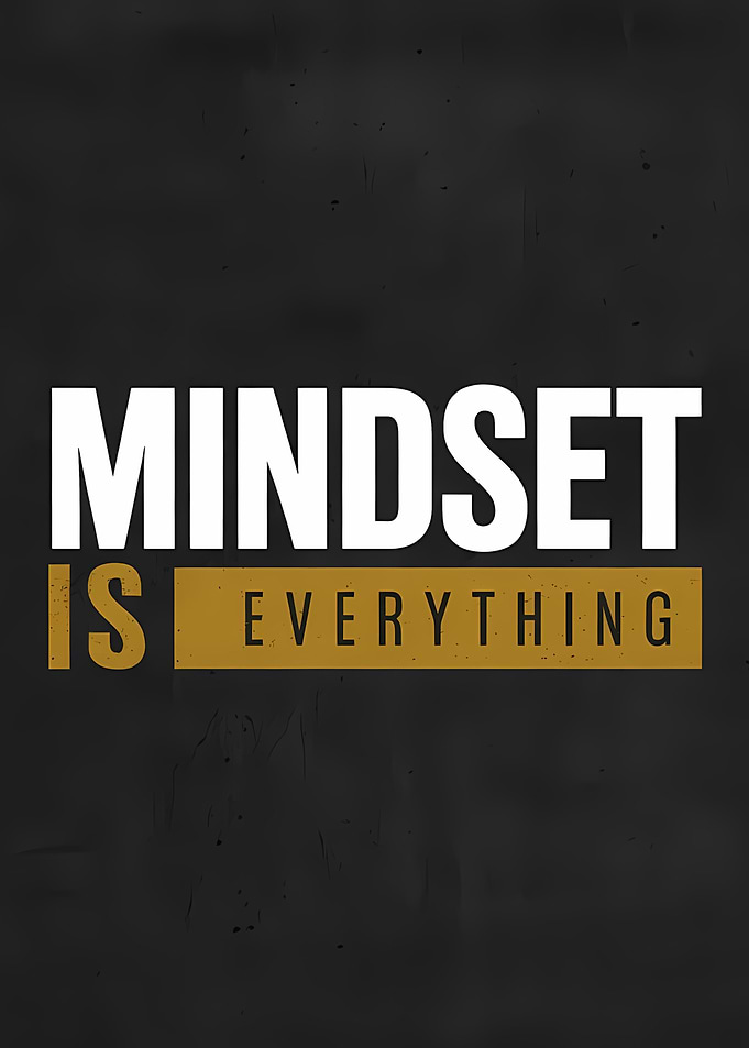 Mindset is Everything Motivational Poster