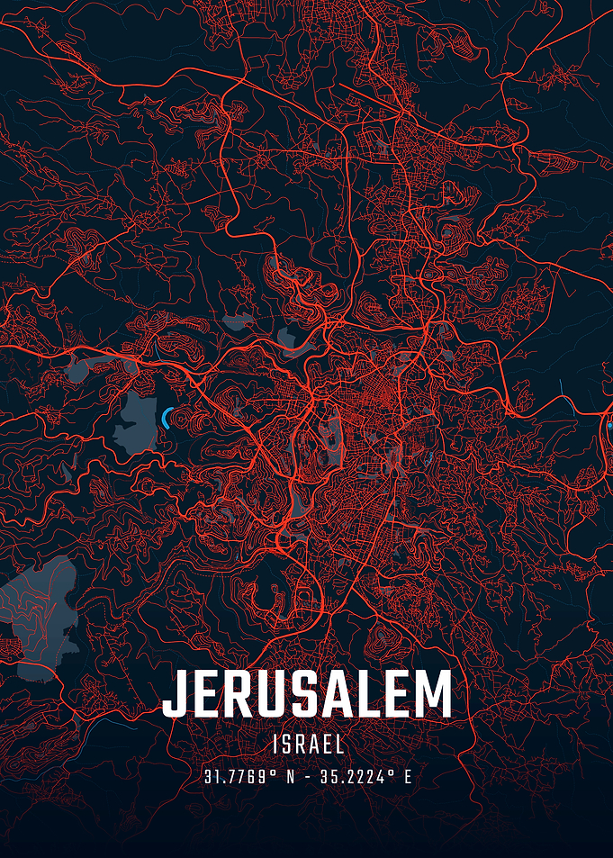 Jerusalem City Map