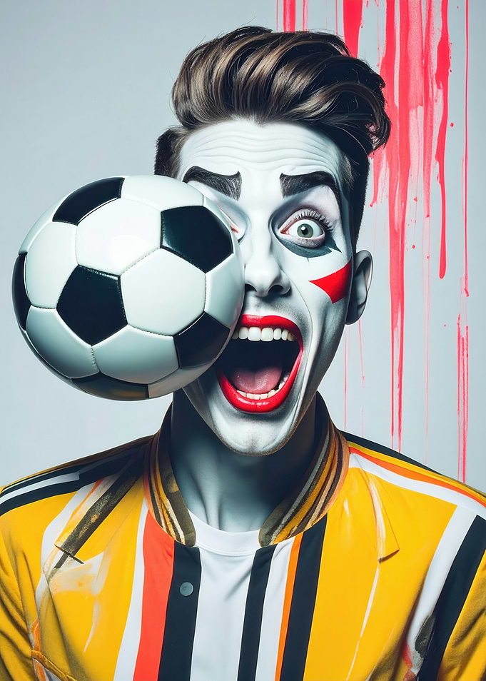 Soccer Clown with Ball