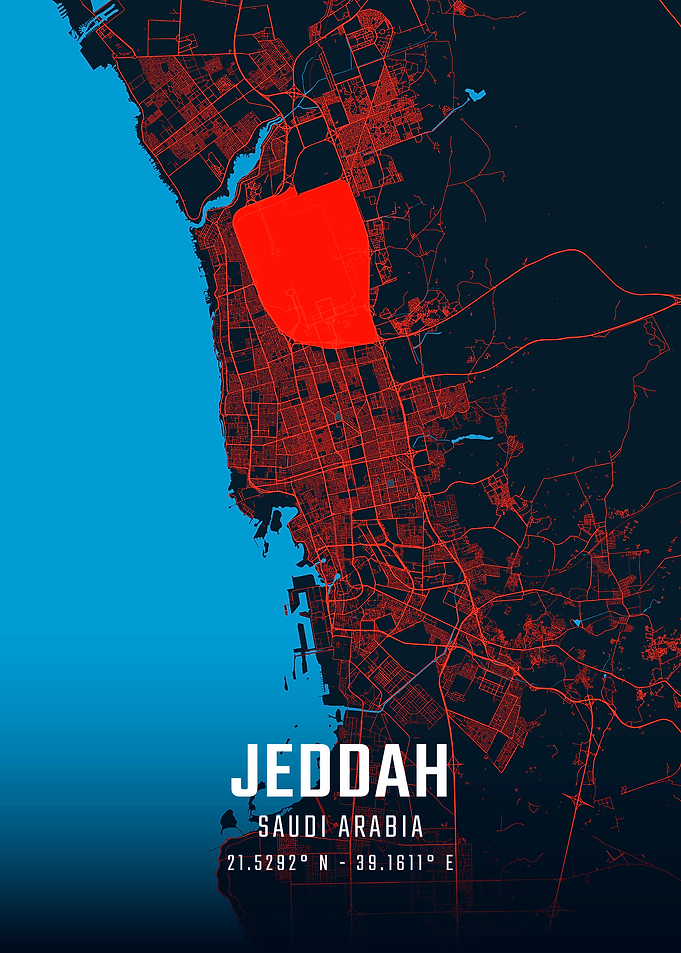 Jeddah City Map