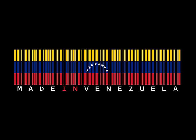 Made in Venezuela Barcode Flag