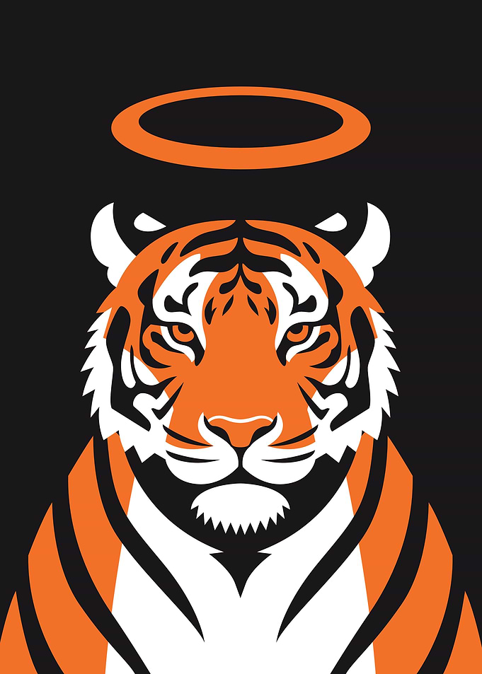 Tiger with Halo