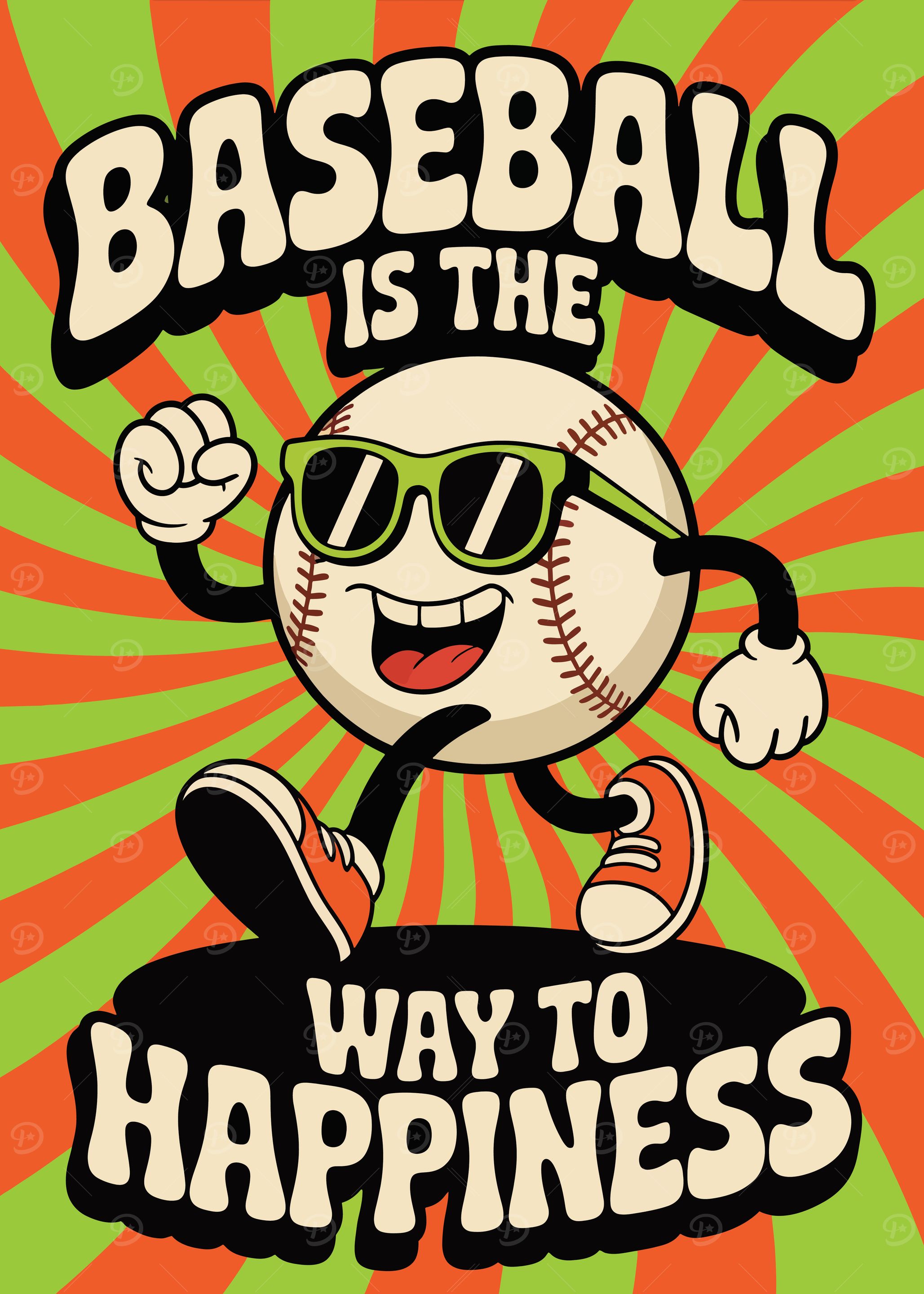 Baseball is the way to happiness