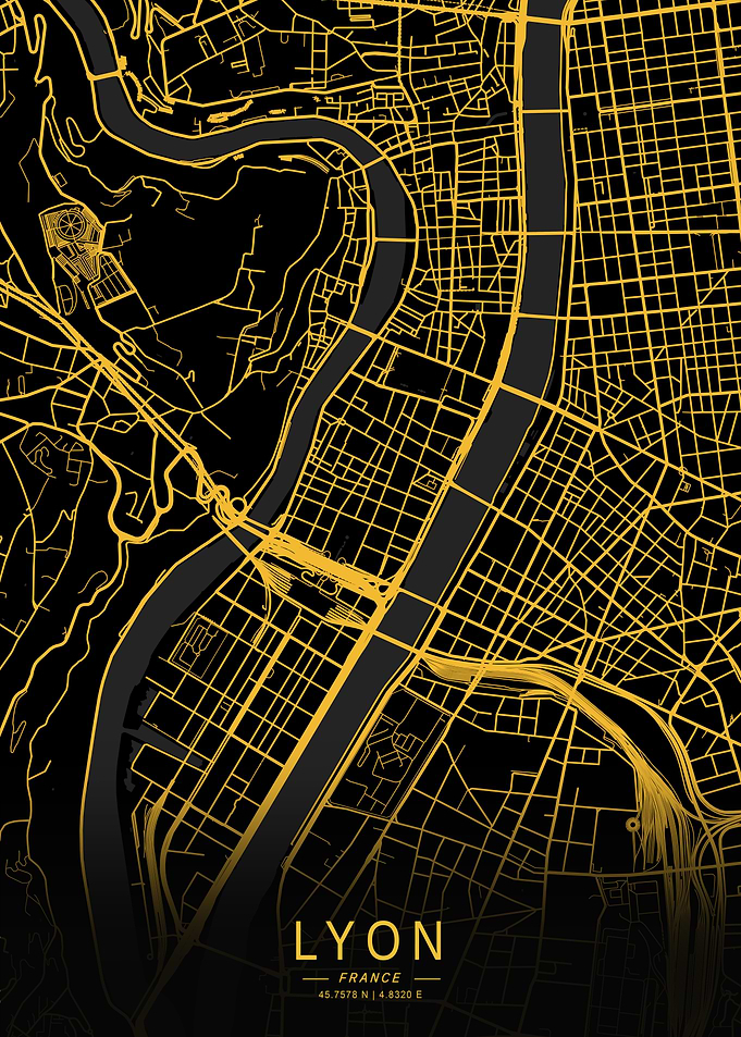 Golden Lyon City Map'