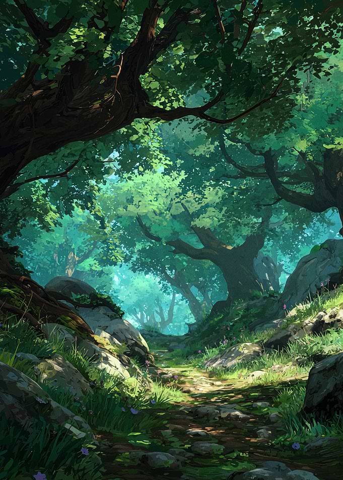 Lush Forest Path
