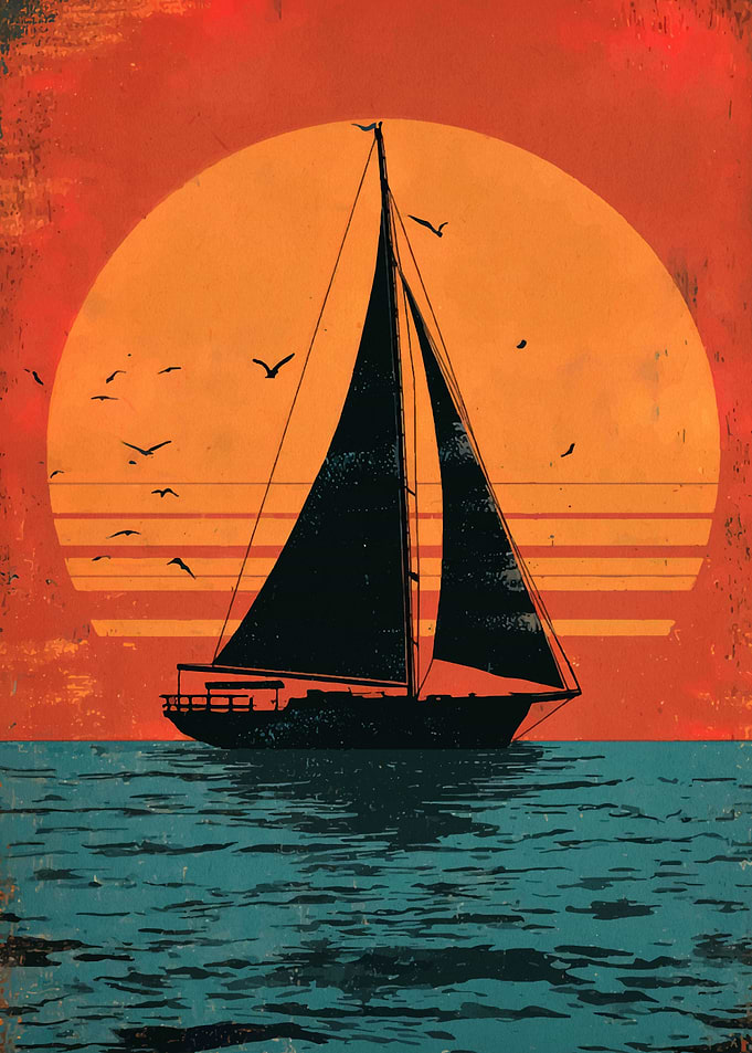 Sailboat at Sunset