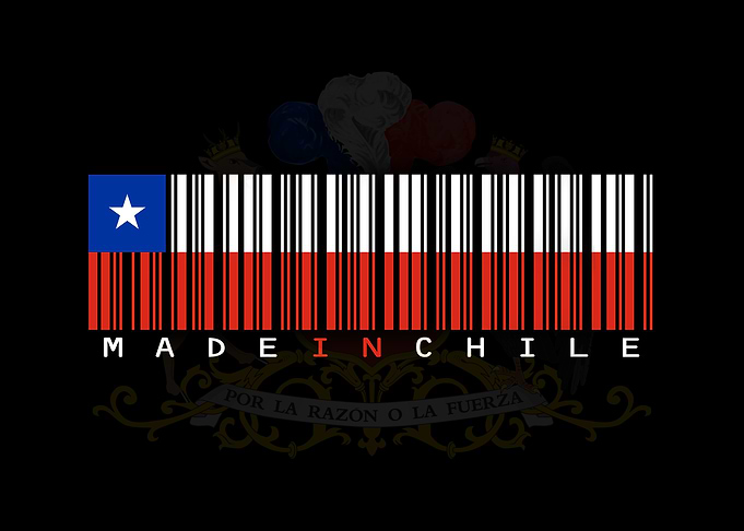 Made in Chile Barcode Flag