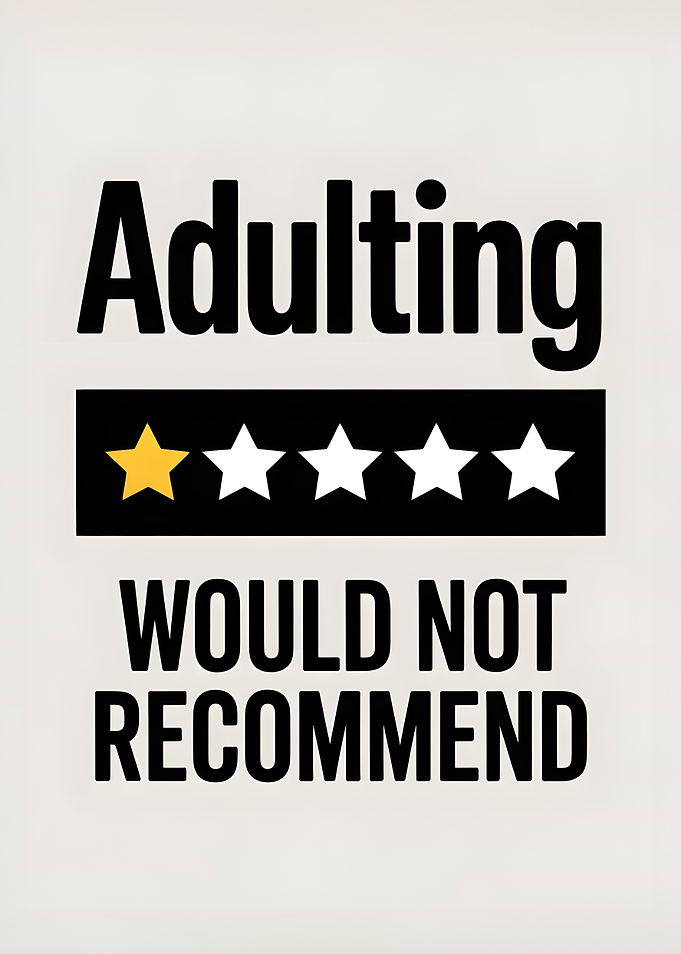 Adulting: Would Not Recommend