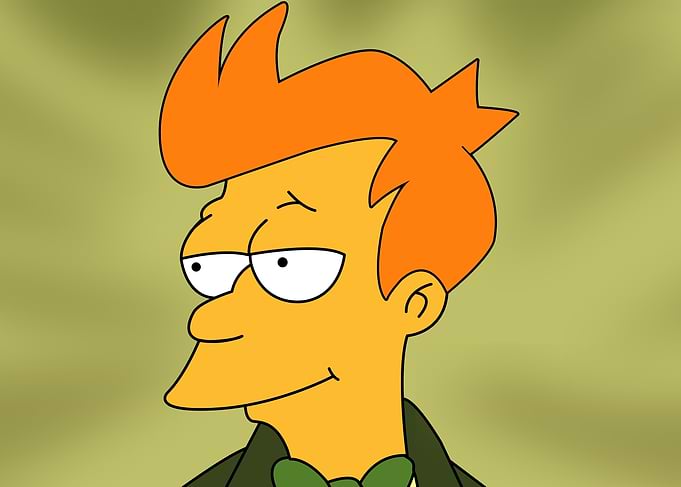 Philip J. Fry Cartoon Portrait