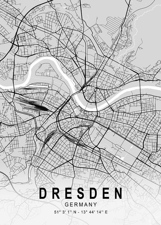 Dresden Light City Map