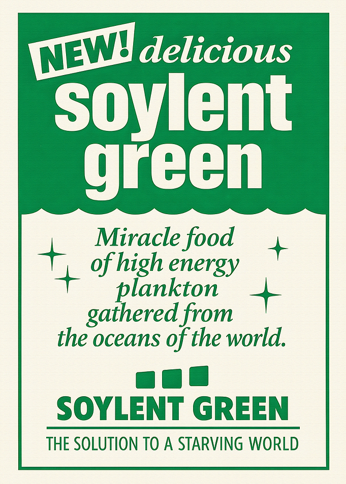 Soylent Green Movie Minimalist