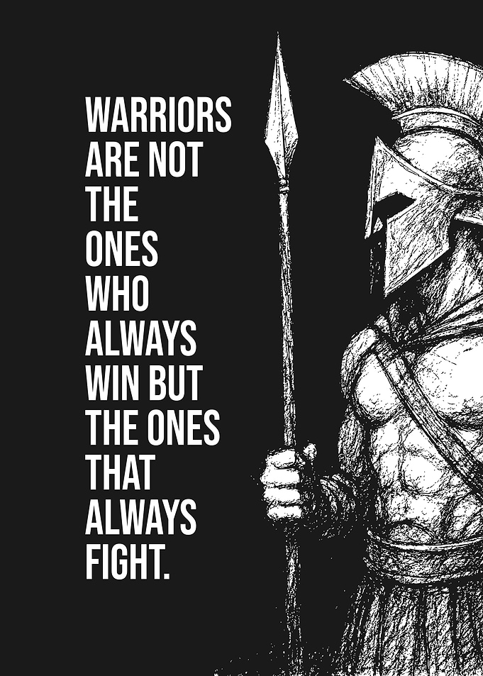 Spartan Warrior Fight Quote