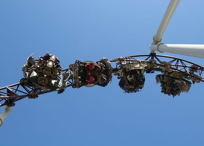 Upside down