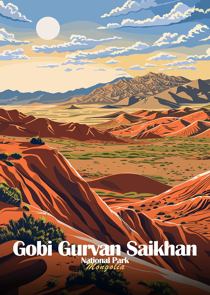 Gobi Gurvan Saikhan National Park, Mongolia