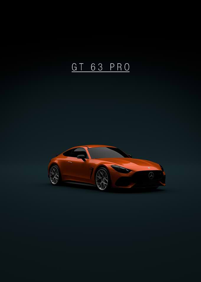 Mercedes AMG GT63 PRO 2025 Orange Front