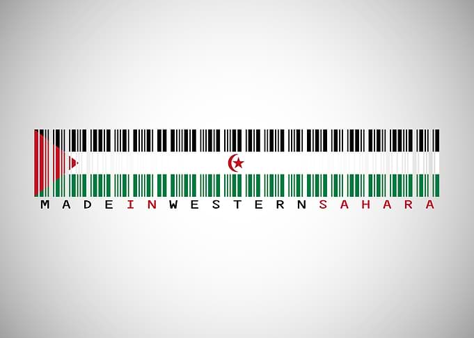 Made in Western Sahara Barcode Flag