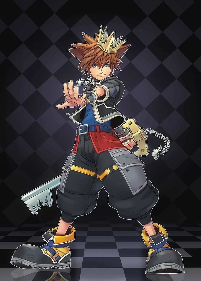 Kingdom Hearts Sora Character Art