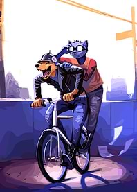Night in the woods