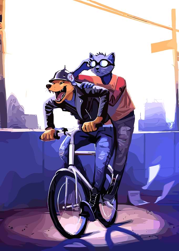 Night in the woods