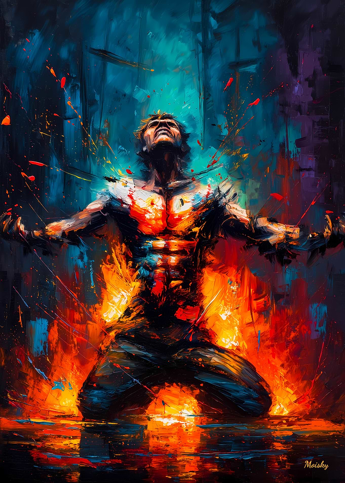 The Inner Fire – Abstract Expressionist Art