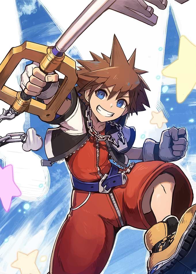 Sora from Kingdom Hearts artwork