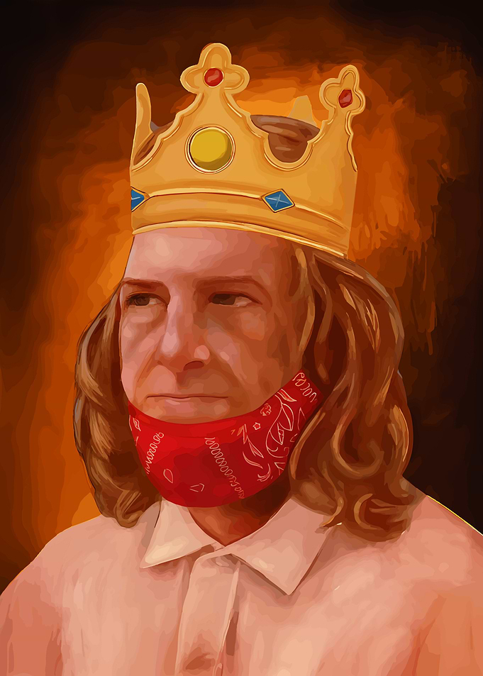 King with Bandana Mask