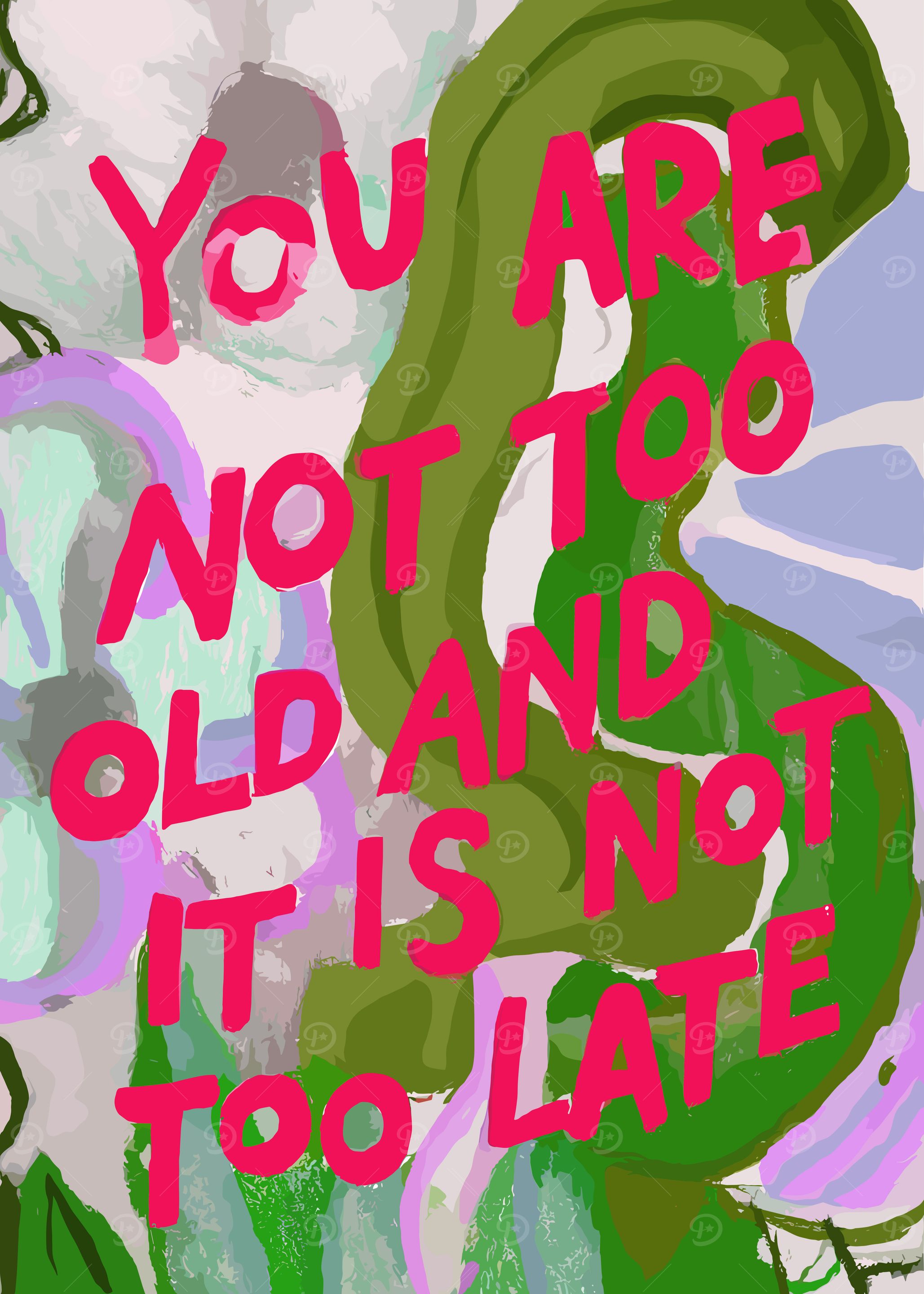 Inspirational Quote Art: You Are Not