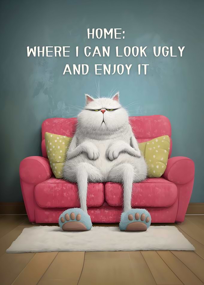 Home: Where I Can Look Ugly And Enjoy It
