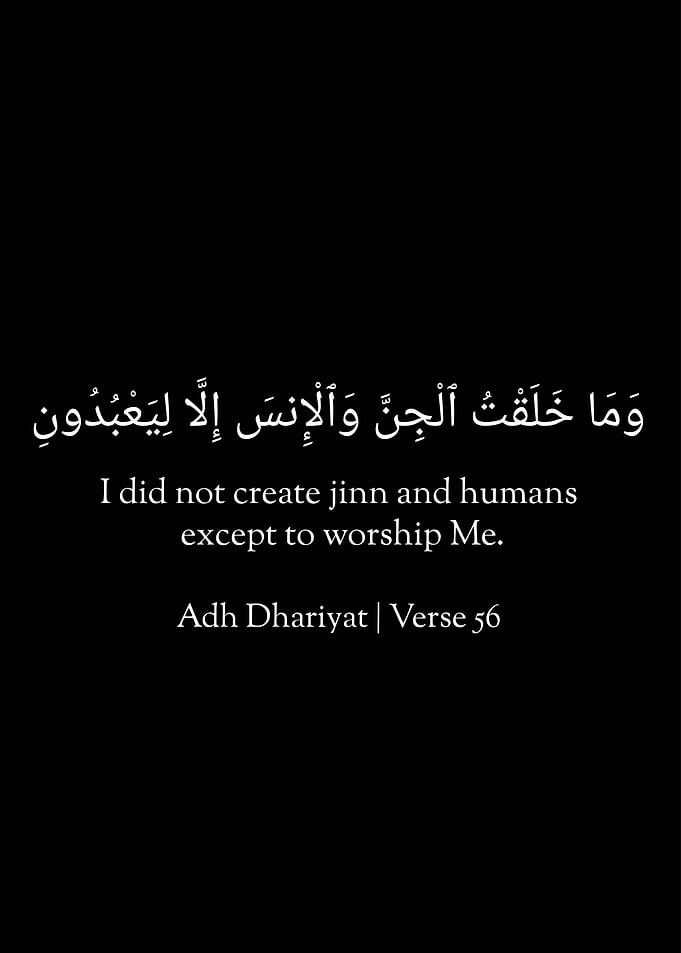 Adh Dhariyat Verse 56