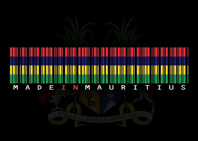 Made in Mauritius Barcode Flag