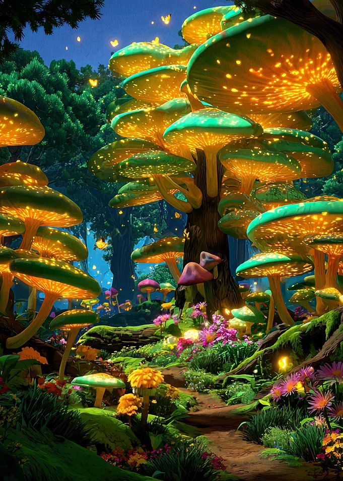 Enchanted Mushroom Forest